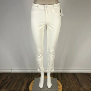 ❤️ NWT H&M &denim skinny white ankle jeans 29x29